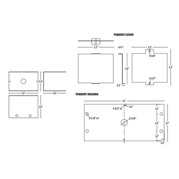 Linear High Bay Pendent Mount